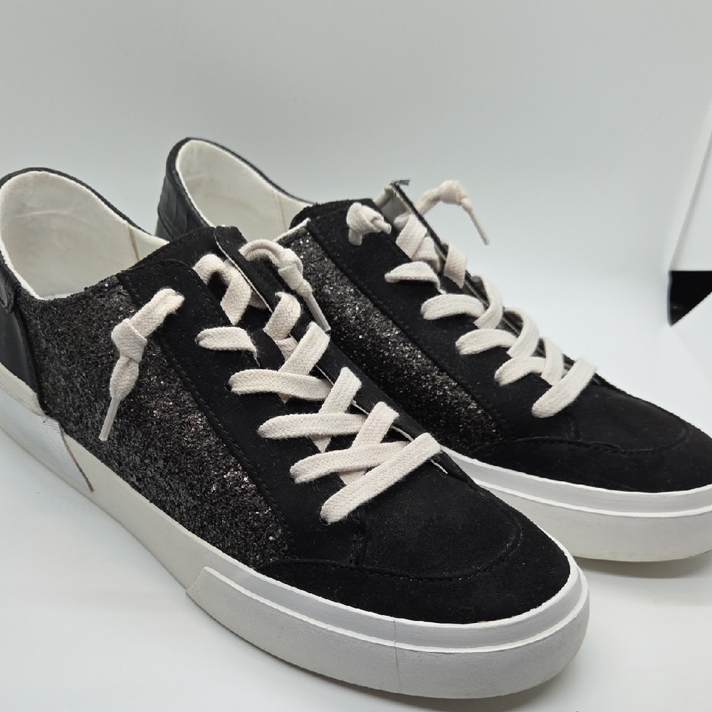 Dolce Vita Black and Silver Sneakers